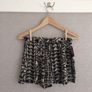 M Mossimo Elastic Waistband Bohemian Shorts NWT